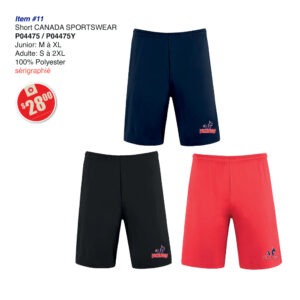 Items 11 Vikings Short Canada sportswear P04475 P04475Y 2025