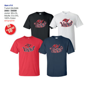 Items 14 Vikings T-Shirt Gildan 2000 2000B 2025